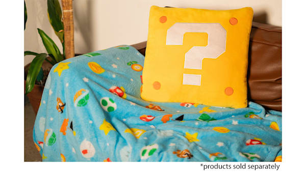 Mario Game Night Blanket Nintendo Official Site